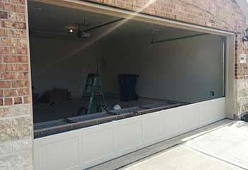 Steel Garage Door Installed | Elwood